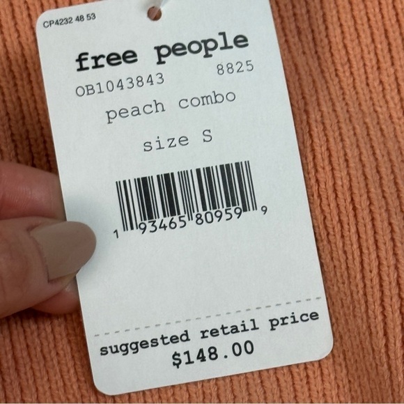 Free People Easy Street Color Block Sweater Size Small Women - Picture 7 of 10